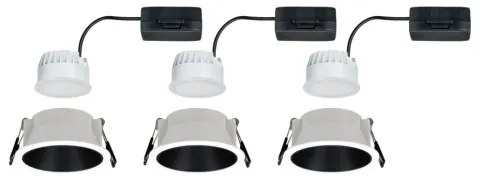Paulmann 93402 - Set 3x LED 6W IP44 dimmerabile incasso COLE 230V