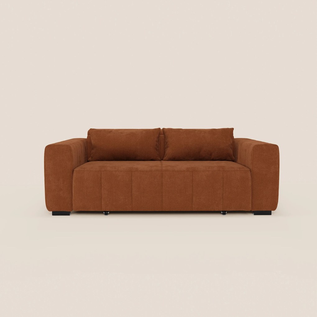 Doric divano 3 posti con sedute allungabili tramite relax elettrico - poggiatesta reclinabile in tessuto smacchiabile T23