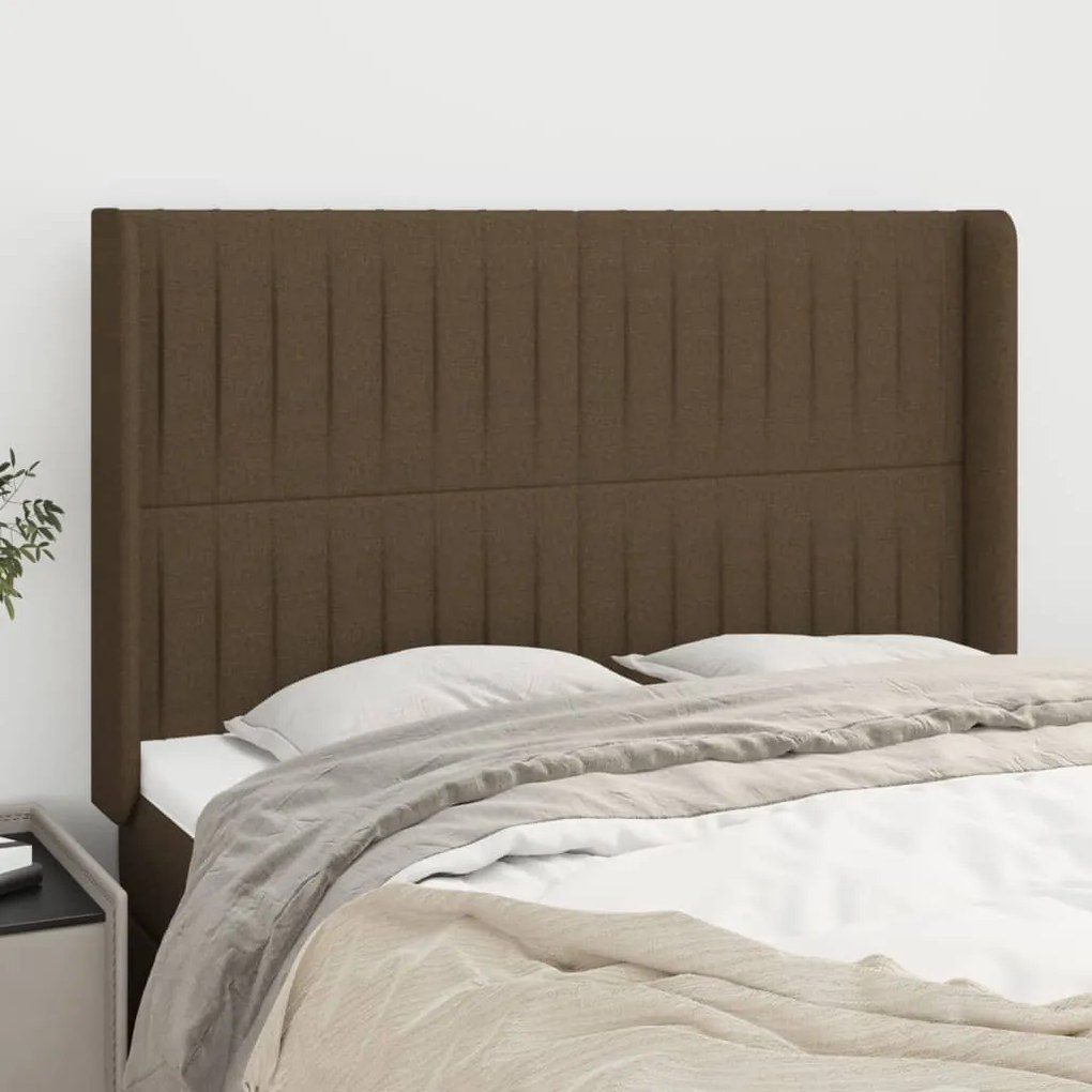 Testiera Ad Orecchio Marronescuro147x16x118/128cm İntessuto /
