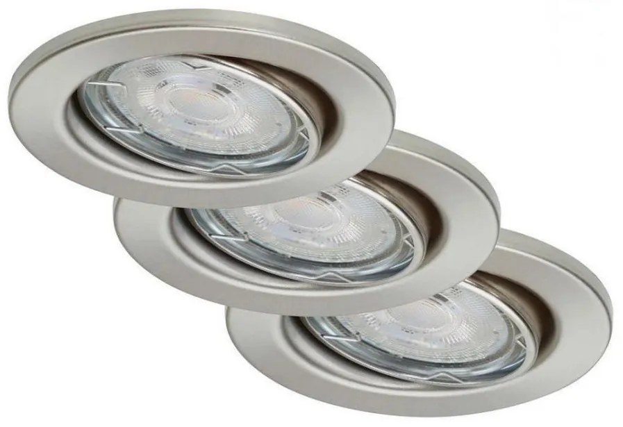 Briloner 7148-032-SET 3xLED luce da bagno dimmerabile 1xGU10/5W/230V IP23