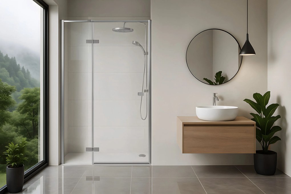 Porta doccia Rea Atlas 80 Chrome