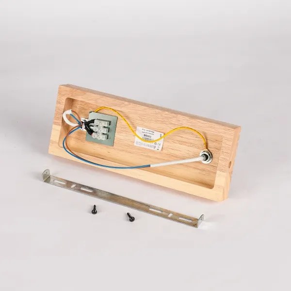 Brilagi - Faretto HYGGE 2xE14/15W/230V legno/fumé