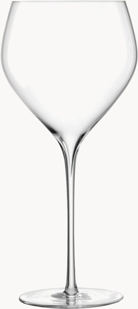 Set di 2 bicchieri da vino rosso in vetro soffiato Savoy