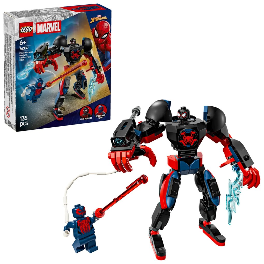 Mech Miles Morales vs Spiderman 2099 Lego Marvel