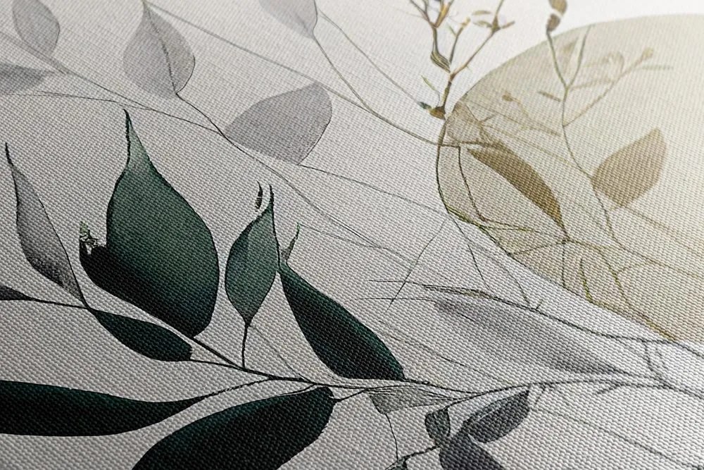 Stampa su tela – Piantine in design boho