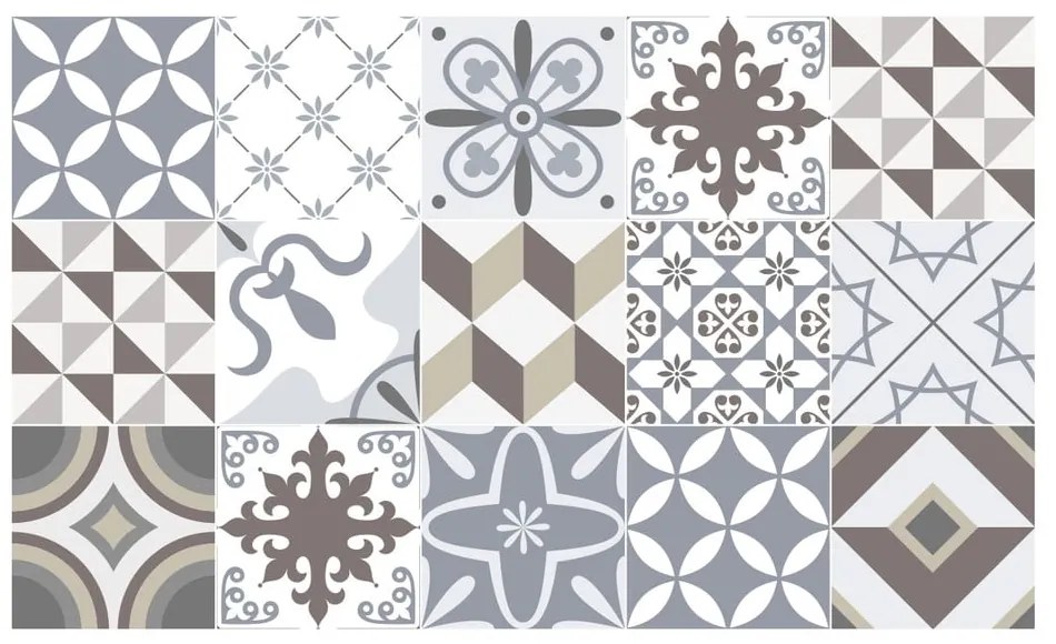 Adesivo per pavimenti impermeabile Brown Style, 100 x 60 cm - Ambiance