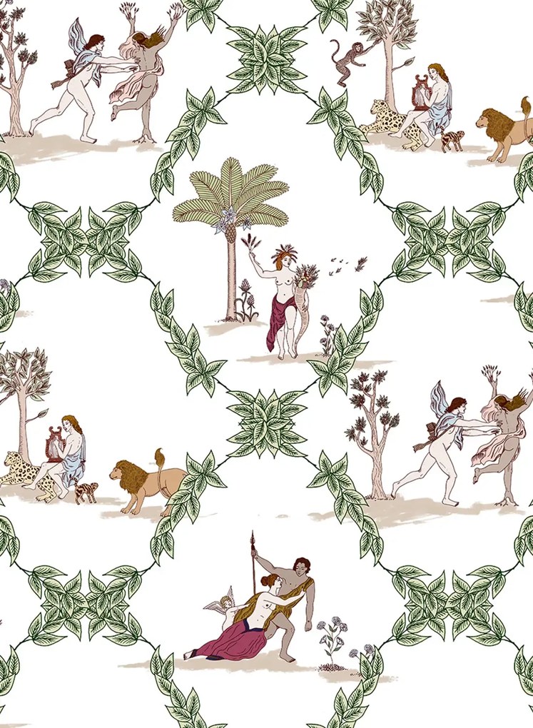Coordonne Carta da parati Neo-Bucolic - White