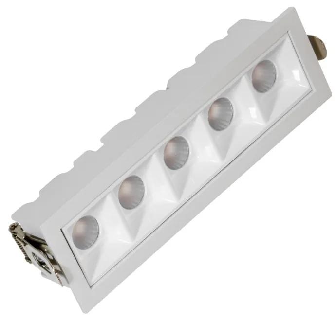 Faro LED da Incasso 12W, Foro 140x35mm, OSRAM LED, Bianco Colore  Bianco Naturale 4.000K