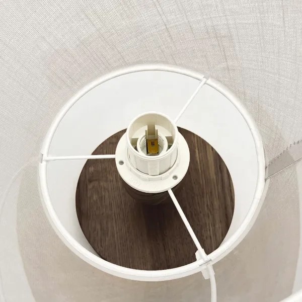 Brilagi - Lampada LED ANTHONY 1xE14/60W/230V rovere/noce/bianco