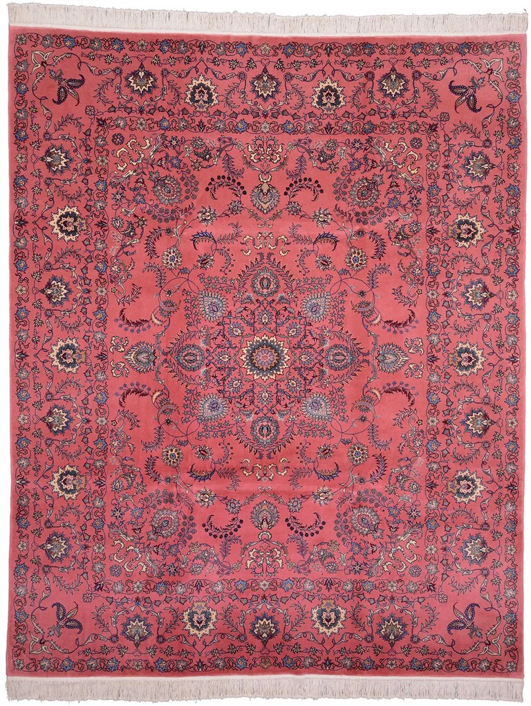 Isfahan Tappeto orientale 250 x 300 Rosa (Cina) Annodato A Mano