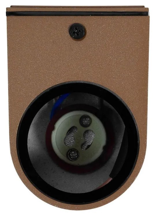 Applique da Esterno Monodirezione IP65 GU10 - Corten (Mattone - Ruggine)