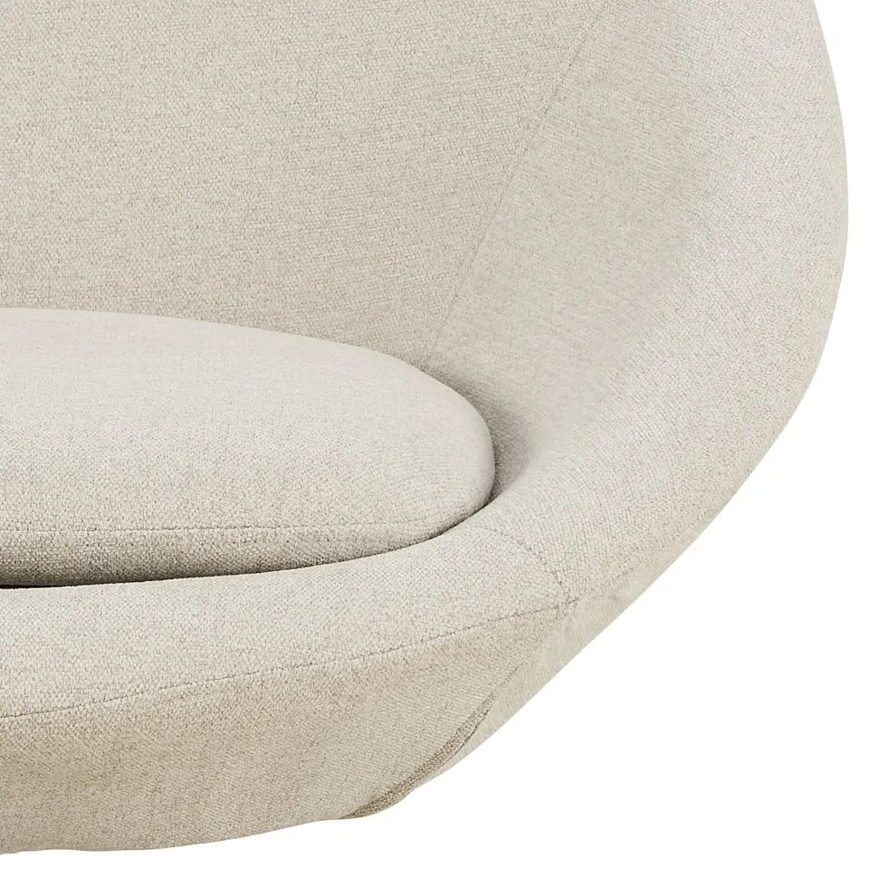 Poltrona beige girevole Center – Actona