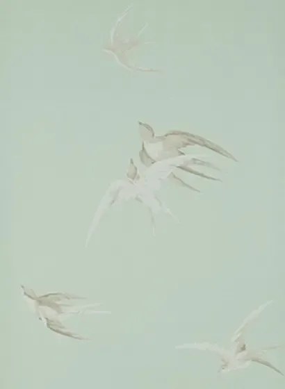 Sanderson Carta da parati Swallows - Moos