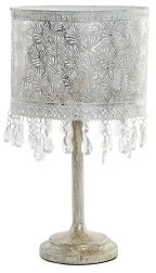 Lampada da tavolo DKD Home Decor Argentato Metallo