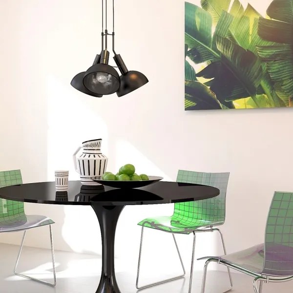 Lampadario a sospensione con filo BUFFI 3xE27/60W/230V