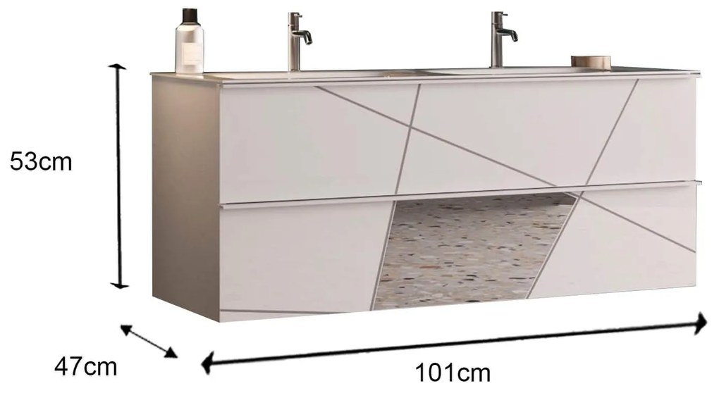 LIA - mobile lavabo sospeso