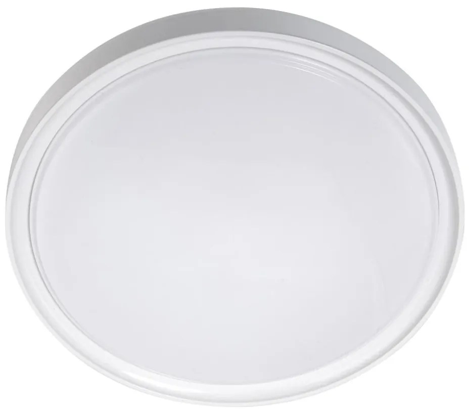 Plafoniera LED 18W 230V Ø30 cm bianco