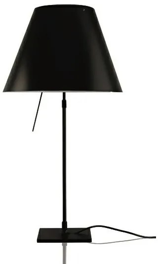 Luceplan - Costanza Lampada da Tavolo con Dimmer Nero/Liquorice Black Luceplan