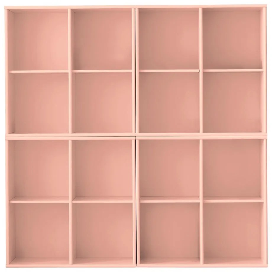 Libreria rosa da appendere 140x140x27 cm Mistral – Hammel Furniture