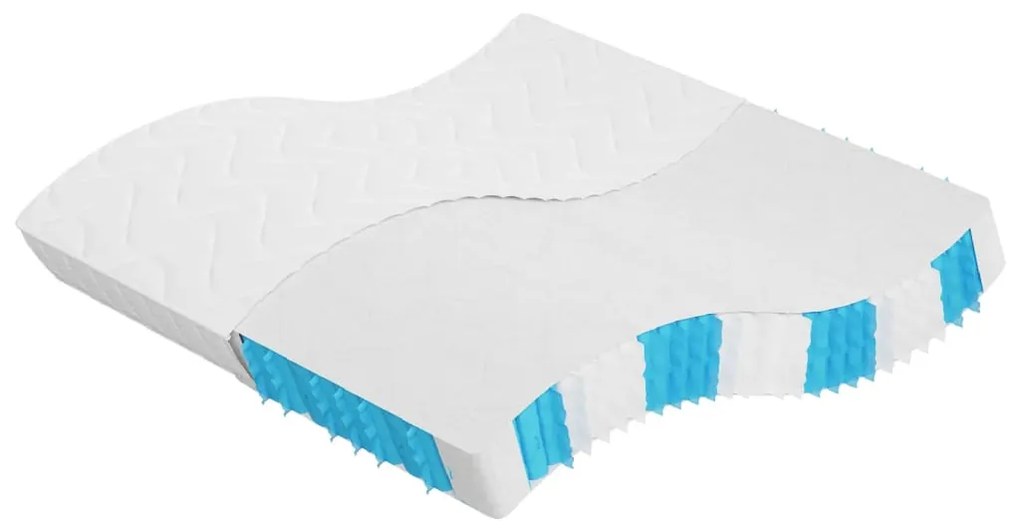 Materasso A Molle Insacchettate Medio Rigido 200x200 Cm /