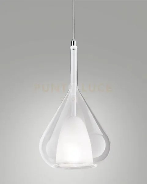 Edison 3481-50-241 vetro trasparente completo di cavo x kit luci se...