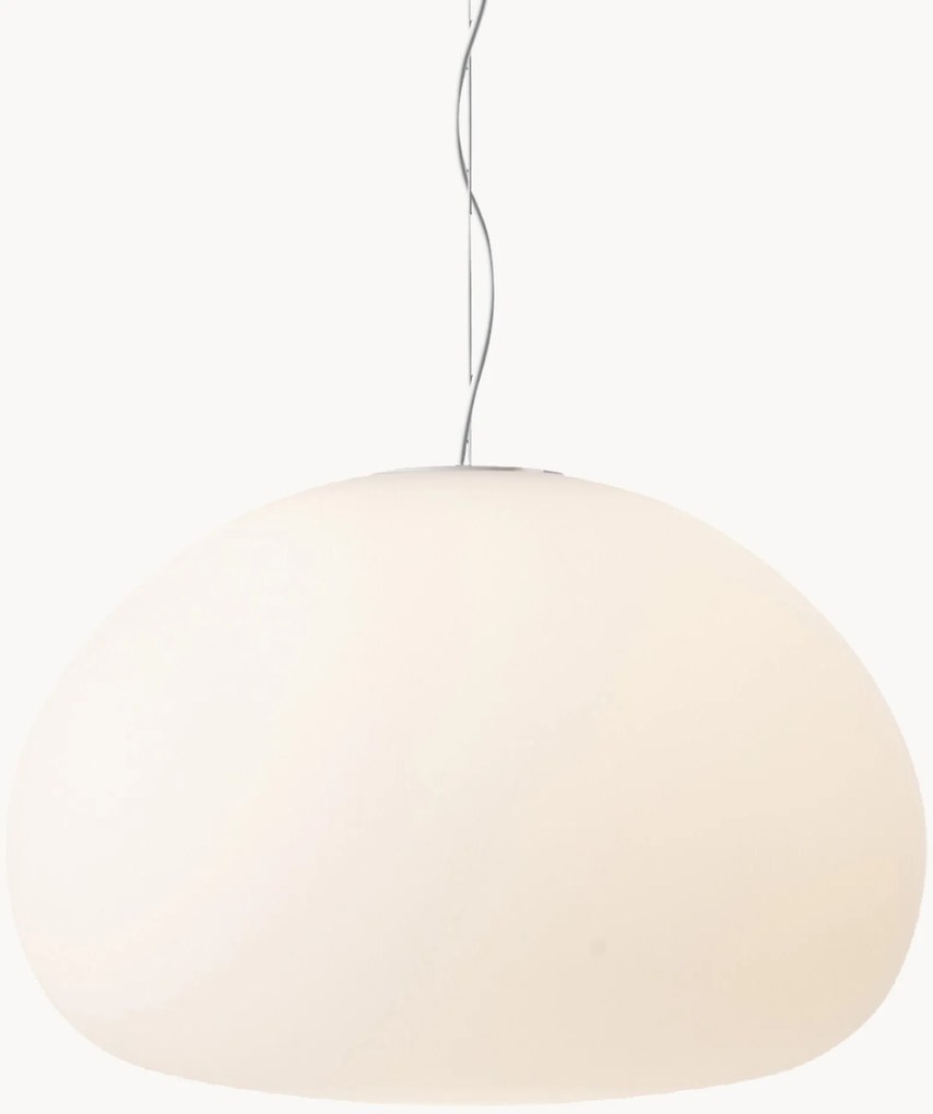 Lampada a sospensione grande in vetro soffiato Fluid