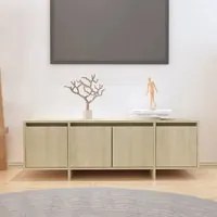 Mobile Porta TV Rovere Sonoma 120x30x40,5 cm in Truciolato cod mxl 23048