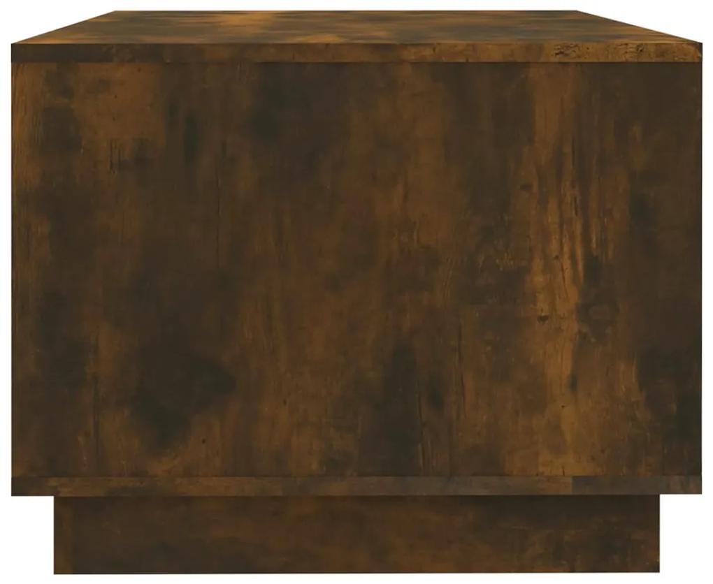 Tavolino da Salotto Rovere Fumo 102x55x43 cm in Truciolato