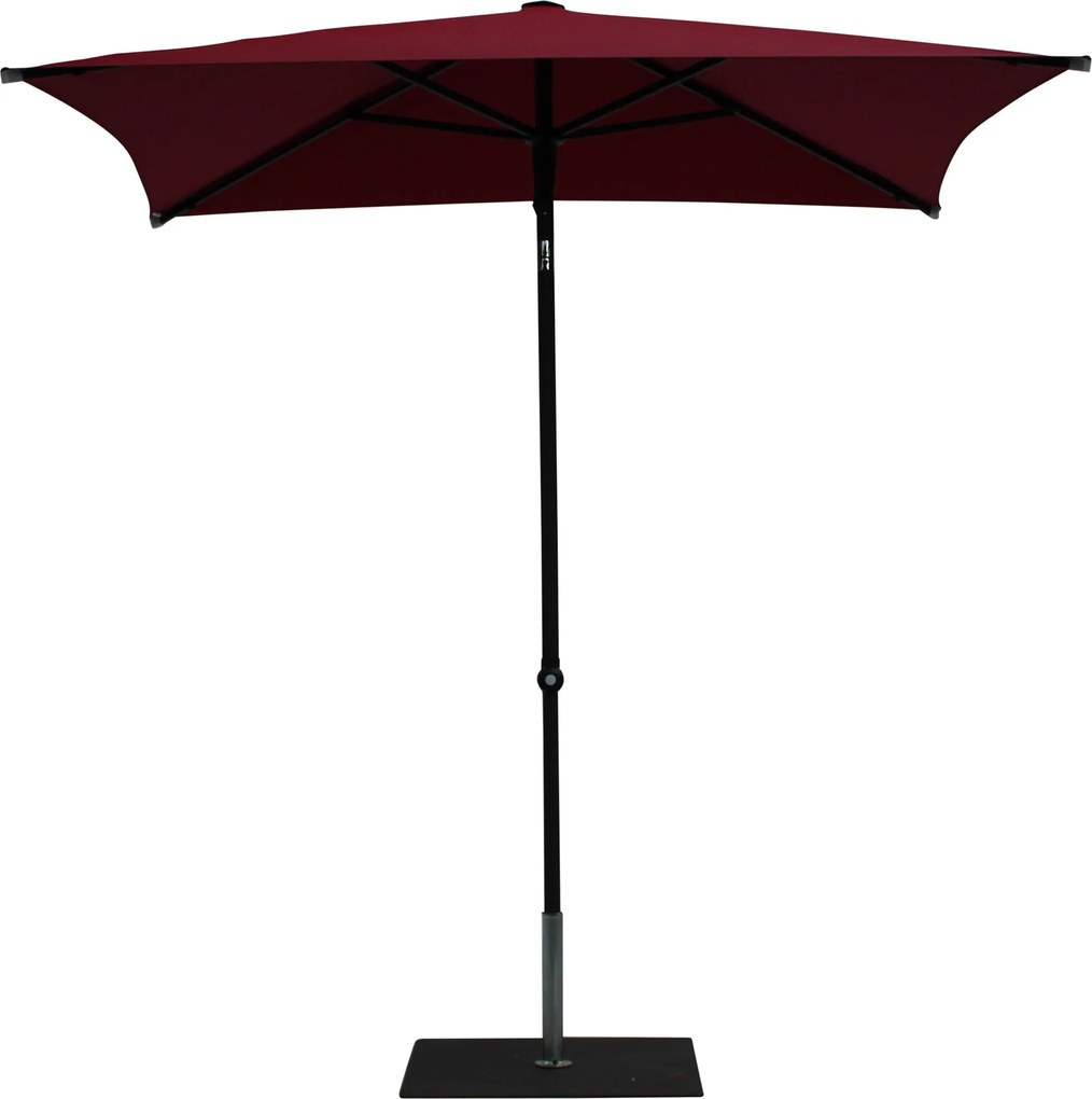 Ombrellone da Giardino 2x2 m Palo Ø38 mm in Alluminio Tessuto Olefin Trend Bordeaux...