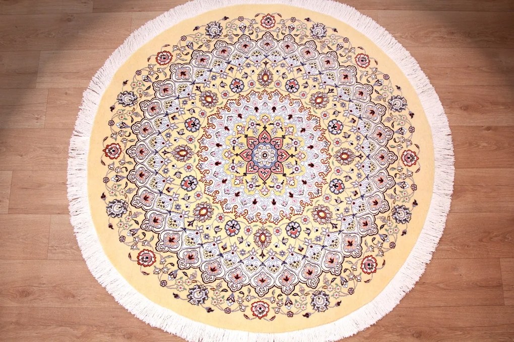 Nain Tappeto persiano 160x160 (Iran) Annodato A Mano