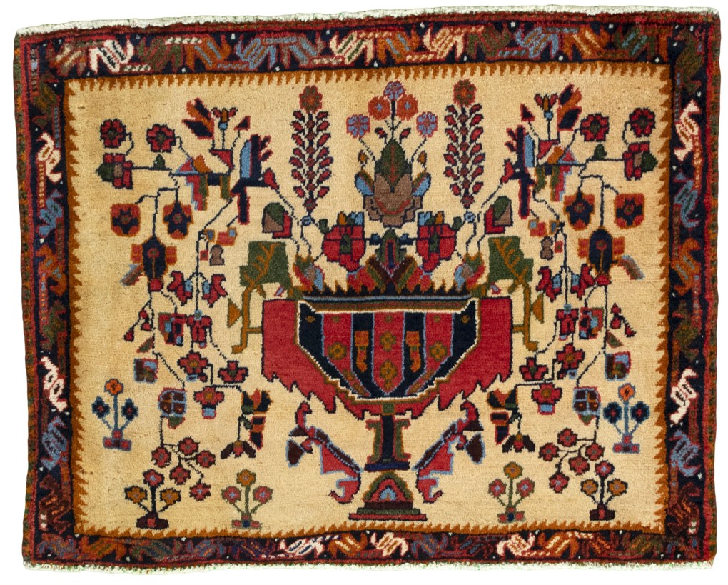 Shiraz Tappeto persiano 60x80 (Iran) Annodato A Mano