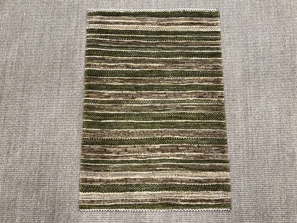 Loribaft Tappeto 90x60 Beige (Iran) Annodato A Mano