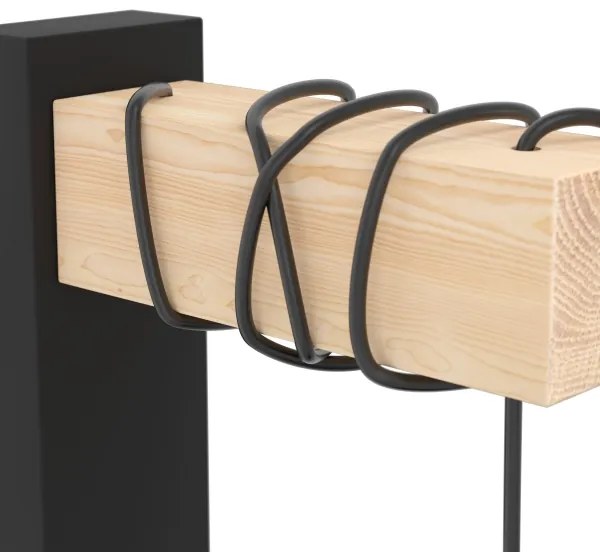 Eglo 44078 - Lampada da parete TOWNSHEND 1xE27/60W/230V