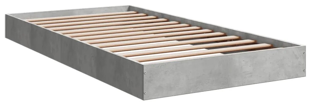 Giroletto grigio cemento 90x190 cm in legno multistrato