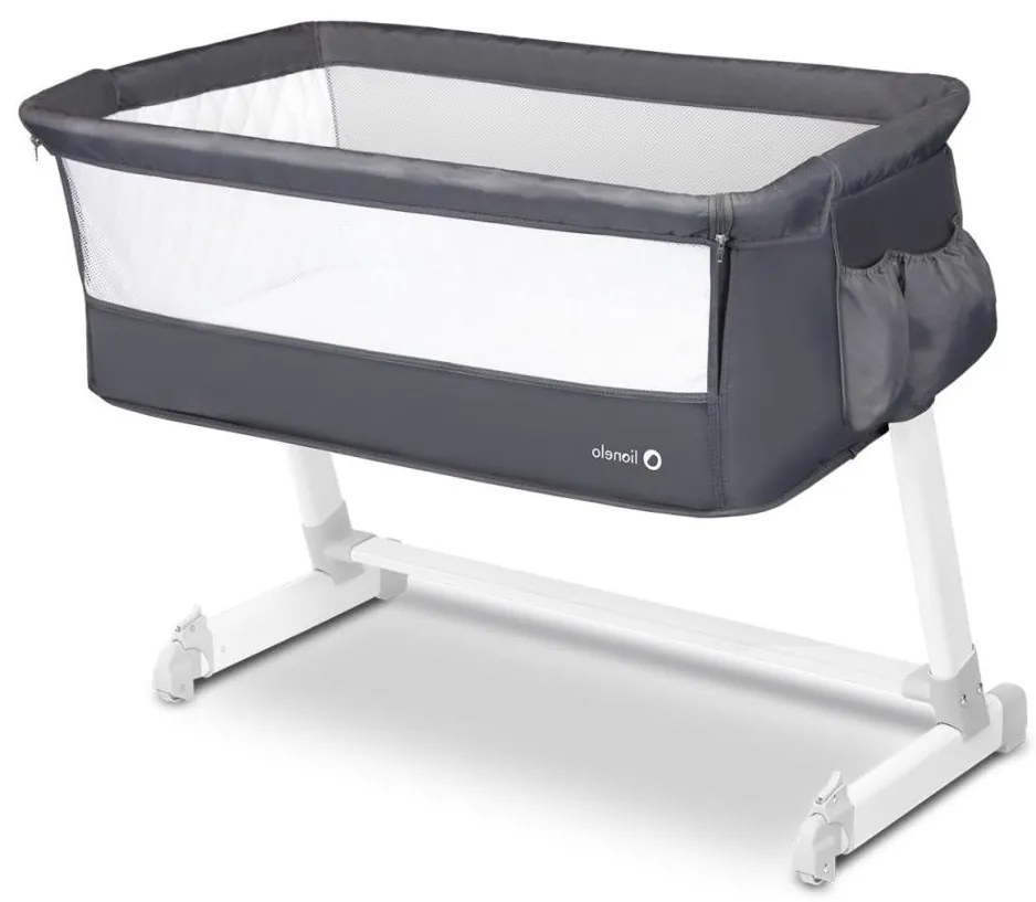 Lionelo - Lettino da viaggio THEO Grigio scuro