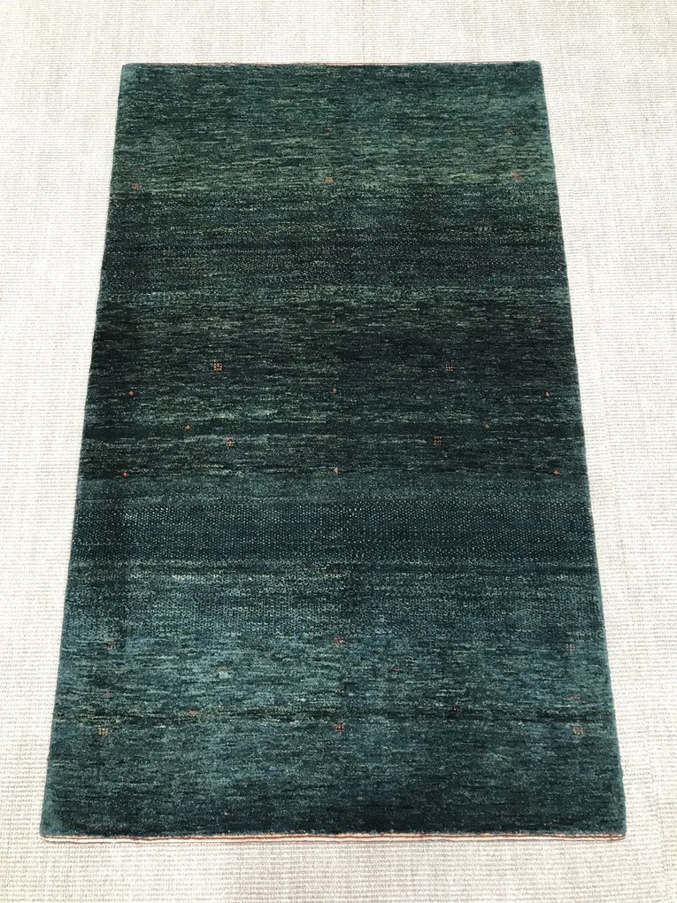 Loribaft Tappeto 100x160 Verde (Iran) Annodato A Mano