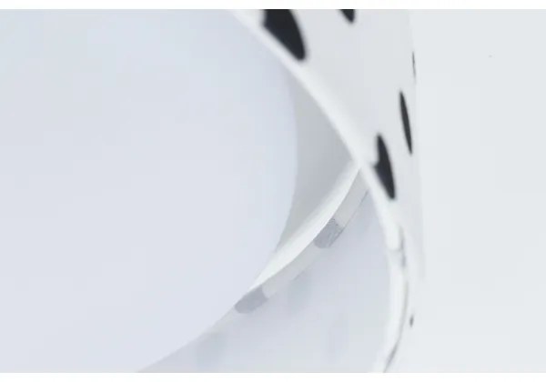 Plafoniera LED GALAXY KIDS 24W 230V bianco/nero a pois