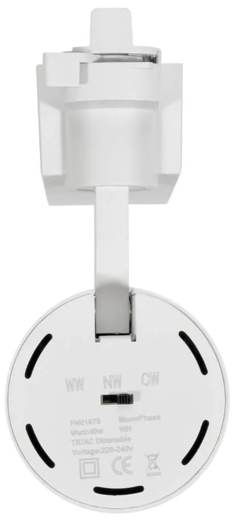 Faro LED 40W Dimmerabile Triac Monofase 38/60° CCT Bianco Variabile CRI92 Colore Bianco Variabile CCT