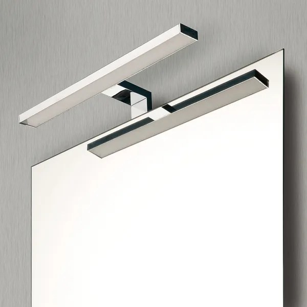 Lampada da bagno a LED CITY 30 cm installabile su specchio