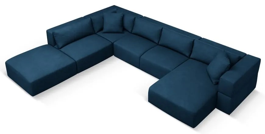 Angolo blu Divano a U, angolo sinistro Esther - Milo Casa