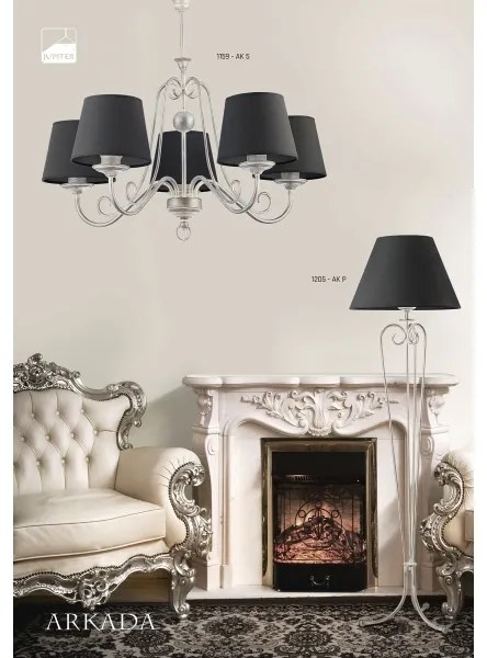 Jupiter 1159 - AK5 - Lampada a sospensione ARKADA 5xE27/60W/230V