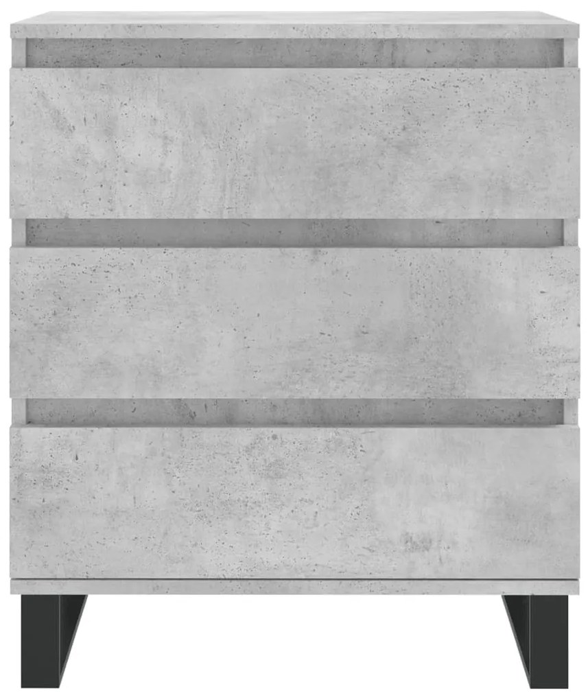 Credenza grigio cemento 60x35x70 cm in legno multistrato