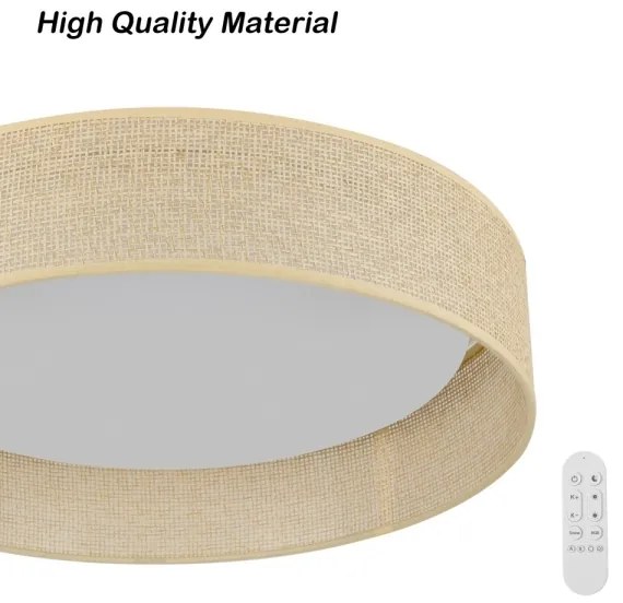 Immax NEO 07289L - Plafoniera LED+CCT dimmerabile LONA 36W/230V Ø 45,5 cm + telecomando