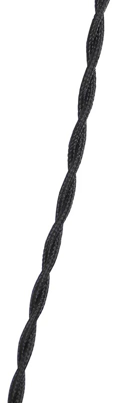 Lampada da terra industriale nera 3 luci - Big Cage