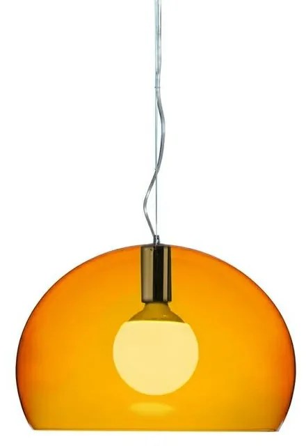 Kartell - Piccolo FL/Y Lampada a Sospensione Arancione Kartell