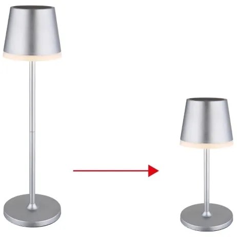 Globo 36637SM - Lampada LED solare LED/0,6W/3V 3000K IP44 cromo opaco