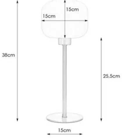 Markslöjd 108121 - Lampada da tavolo SOBER 1xE27/60W/230V cromo opaco