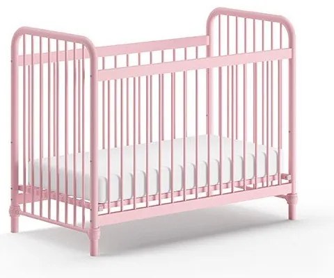 Culla in metallo rosa 60x120 cm BRONXX - Vipack