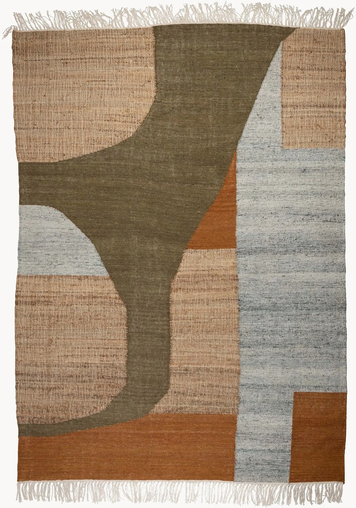 Tappeto in lana/cotone fatto a mano Pavilion