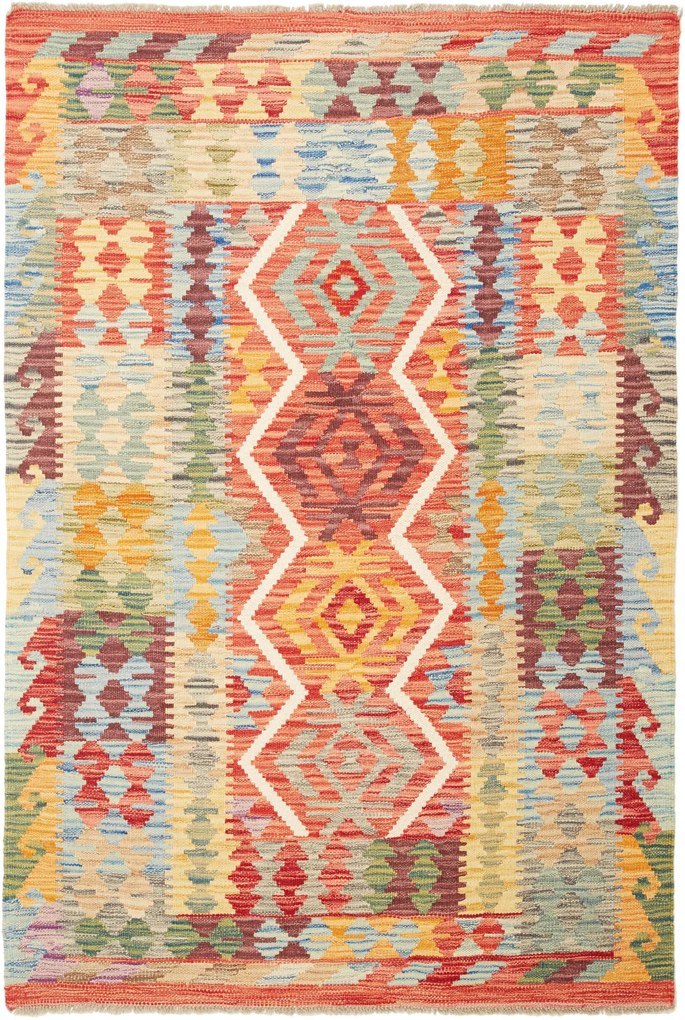Kilim Tappeto 110x150 (Pakistan) Tessuto A Mano